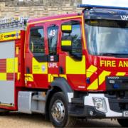 Fire services passed the horse into the care of its owner and a local vet