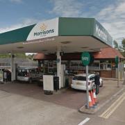 Morrisons petrol station in Newport