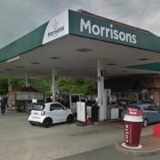 Lake Morrisons petrol station