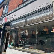 Peach Vegan Kitchen and Zero Waste Store on St James' Street in Newport