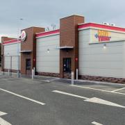 A mock up of what Burger King could look like at Tesco Extra car park in Ryde.