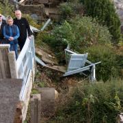 From left: Ventnor residents Steve Burden, Janet Grandy and Mark Egan.