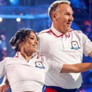 Paul Merson with Strictly Come Dancing partner Karen Hauer