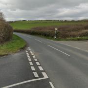 Whitwell Road at the junction with St Lawrence Shute