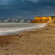 Brook looking towards Compton Bay