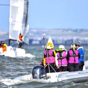 Griffin selection taking place on The Solent recently.