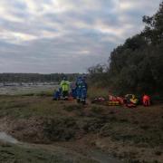 Coastguard services were called out to Folly Lane in East Cowes yesterday (Wednesday October 30)