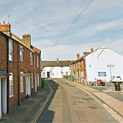 Chapel Street, Newport, where Whiteside was stopped by police.