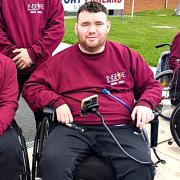 Luke Orton, who was left paralysed after a horrific rugby injury in July last year..