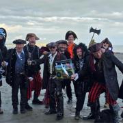 The group of pirates took to the Island last month (Saturday, October 26 and Sunday, October 27)