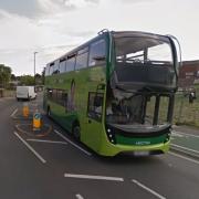 Southern Vectis bus in Newport