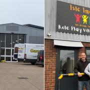 From left: Wayne and Emma Early and their new premises