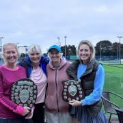 Members of Ryde Lawn Tennis and Croquet Club with their award