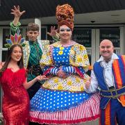 Aladdin cast at Medina Theatre