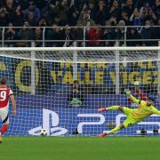 Hakan Calhanoglu netted the winner (Fabrizio Carabelli/PA)