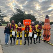 Sandown and Shanklin Independent Lifeboat helping to collect mufti money