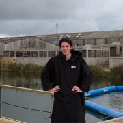 CP reporter Alex Cooper at Slomo's floating sauna