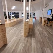 Wightlink's new waiting area at its Fastcat terminal