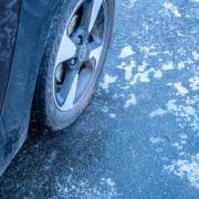 Black ice or clear ice can be especially dangerous for drivers in the winter.