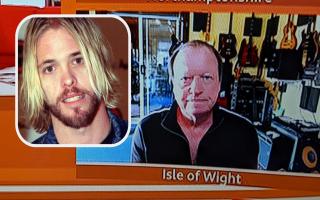 Mark King paying tribute to Taylor Hawkins on BBC Breakfast.