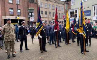 Respects were paid in Newport earlier.