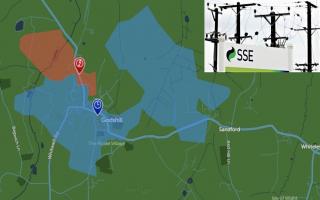 The SSE has cut power to the Godshill area today (Tuesday) for planned work, but there is also an unplanned outage.