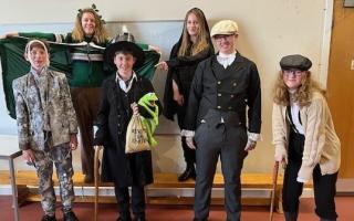 At Priory School, characters from Scrooge were portrayed by Isaac, Maddie, Dougie, Nina, Harry and Neve