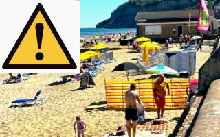 Hot weather will bring thousands to Shanklin Beach next week.