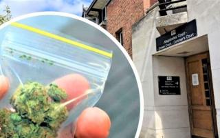 Cannabis was found in a Newport man's home.