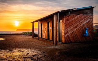 New toilets at Compton Bay.