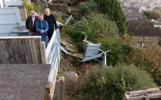 From left: Ventnor residents Steve Burden, Janet Grandy and Mark Egan.