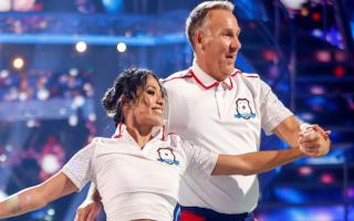 Paul Merson with Strictly Come Dancing partner Karen Hauer