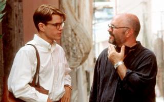 Actor Matt Damon and director Anthony Minghella.