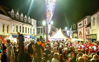 Day of Christmas in Newport town centre