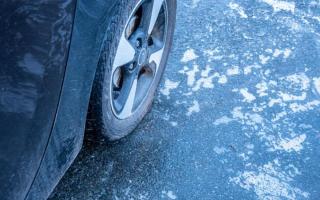 Black ice or clear ice can be especially dangerous for drivers in the winter.